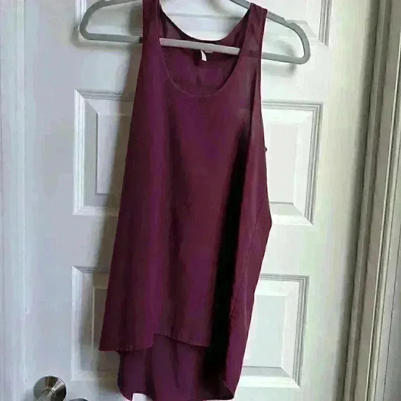 Frenchi Nordstrom Size S Small sleeveless razor back halter tank top blouse - Picture 1 of 4